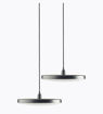 Picture of DISC PENDANT 100-230V BLACK DUO