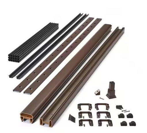 Picture of Trex Horizontal Rail Kit w/Composite Balusters 8ft x 42 in - Vintage Lantern