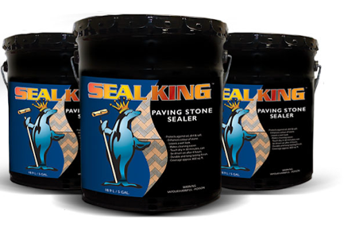 Picture of SEAL KING Semi Gloss PAVING STONE Sealer - 5 Gallon