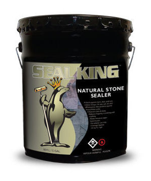 Show details for SEAL KING NATURAL STONE SEALER COLOUR ENHANCER 1 GAL Picture of SEAL KING NATURAL STONE SEALER COLOUR ENHANCER 1 GAL
