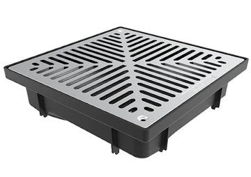 Show details for VORTEX 12X12" BASIN W/ FLAT ALUM. GRATE Picture of VORTEX 12X12" BASIN W/ FLAT ALUM. GRATE