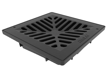 Show details for VORTEX 9X9" BASIN WITH CONCAVE BLACK PLASTIC GRATE Picture of VORTEX 9X9" BASIN WITH CONCAVE BLACK PLASTIC GRATE
