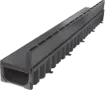 Picture of BLACK PLASTIC BRICKSLOT GRATE - 1/2 metre for HEXALINE & DRAINLINE 100