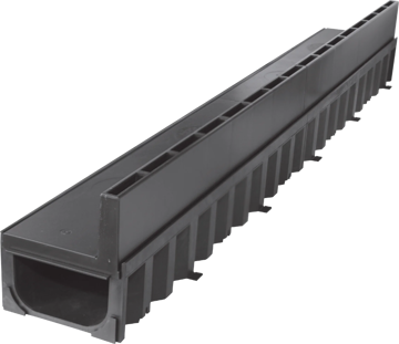 Show details for BLACK PLASTIC BRICKSLOT GRATE - 1/2 metre for HEXALINE & DRAINLINE 100 Picture of BLACK PLASTIC BRICKSLOT GRATE - 1/2 metre for HEXALINE & DRAINLINE 100