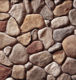 Earth Blend Picture of River Rock (Cultured Stone)