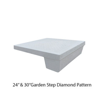 Show details for SIDEWALKS/GARDEN STEP - Raised Diamond or Brick Pattern (BVS) Picture of SIDEWALKS/GARDEN STEP - Raised Diamond or Brick Pattern (BVS)
