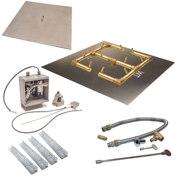 Show details for WARMING TRENDS PAVER KIT 24in SQUARE 120K BTU NATURAL GAS ELECTRONIC IGNITION - WT/PKC120S24NGE - Picture of WARMING TRENDS PAVER KIT 24in SQUARE 120K BTU NATURAL GAS ELECTRONIC IGNITION - WT/PKC120S24NGE -