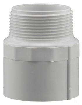 Show details for MALE ADAPTER 1-1/2" S40 PVC Picture of MALE ADAPTER 1-1/2" S40 PVC