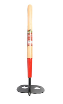 Show details for FORGED MORTAR HOE 7"X4-1/2" W/CHINA ASH WOOD HANDLE - 130536 Picture of FORGED MORTAR HOE 7"X4-1/2" W/CHINA ASH WOOD HANDLE - 130536