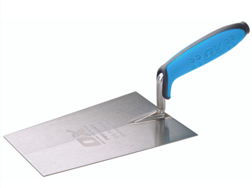 Picture of OX PRO BUCKET TROWEL - STAINLESS STEEL - 7in / 180MM - OX-P018418 - limited availability