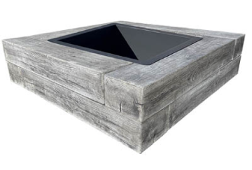 Show details for Barnbeam Fire Pit Kit Weatherwood (Metal Insert Included) Picture of Barnbeam Fire Pit Kit Weatherwood (Metal Insert Included)